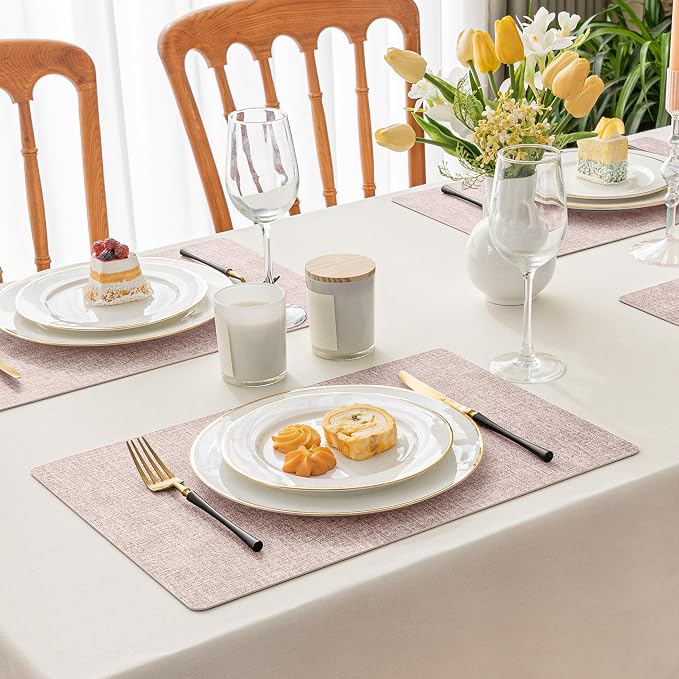 Romanstile Vinyl Placemats Set of 12-12 X 17 Inch - Image 2