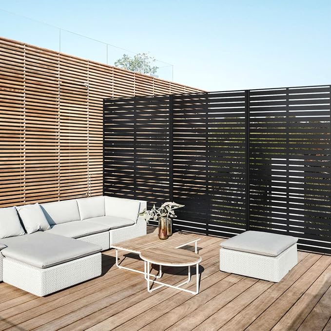 72" H×47" W Metal Privacy Screen, Outdoor Indoor Privacy Screens - Image 9