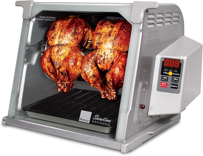 Ronco ST5000PLAT Digital Showtime Rotisserie, Platinum Edition, Cooks Food by Ronco