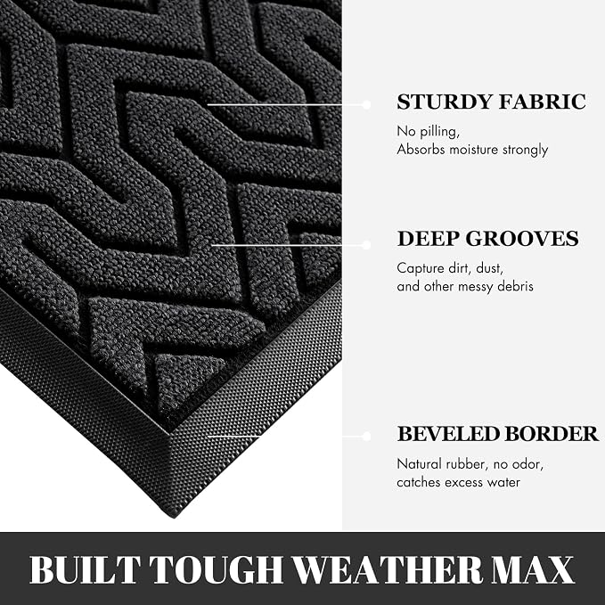 Yimobra 72x24 Indoor Outdoor Runner Rug, Heavy-Duty Entrance Mat - Image 4