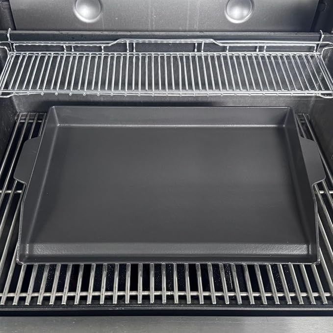 Universal Cast Iron Griddle for Charcoal & Gas Grills and Stove Top, Thickened - Image 6
