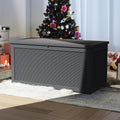 320 Gallon Outdoor Storage Box Waterproof, Resin Deck Boxes by Unknown