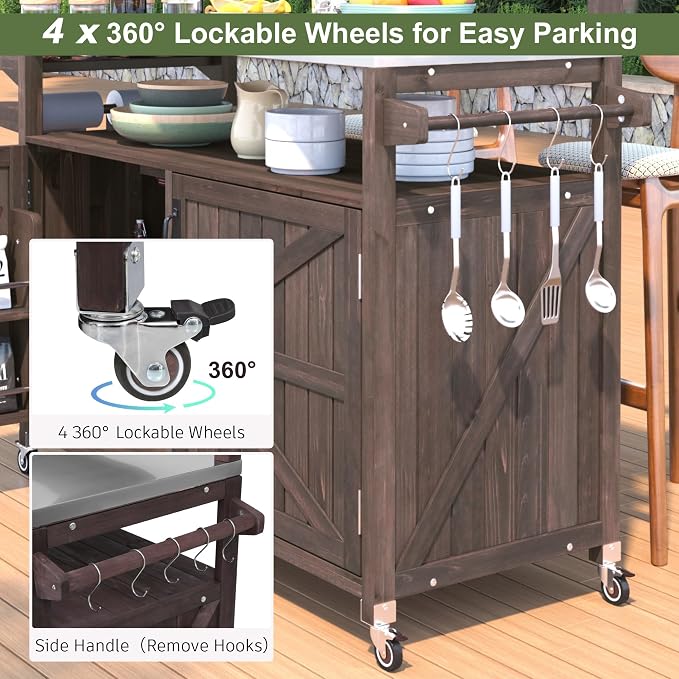 53.3" Outdoor Kitchen Island - Image 7