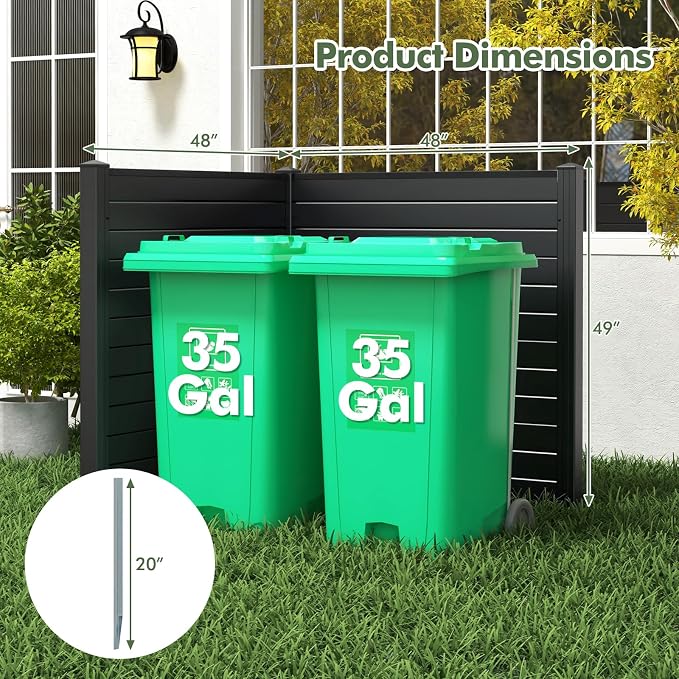 Giantex Air Conditioner Fence 2 Panels - Image 6