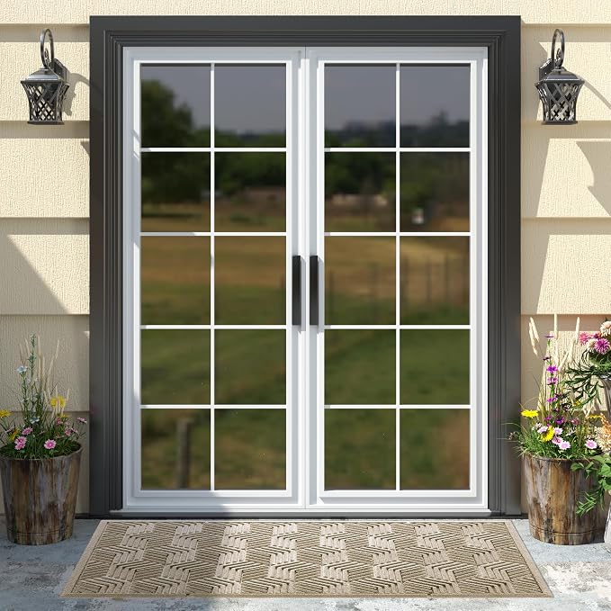 Yimobra Large Door Mat 47x24, All-Season Waterproof Outdoor Mats - Image 3