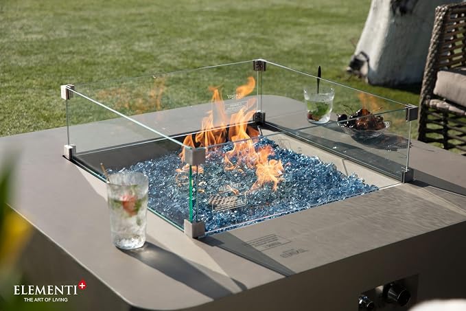 All Fire Table Pit Wind Screens and Stainless Steel Buner Lid from Eelemeti | - Image 5