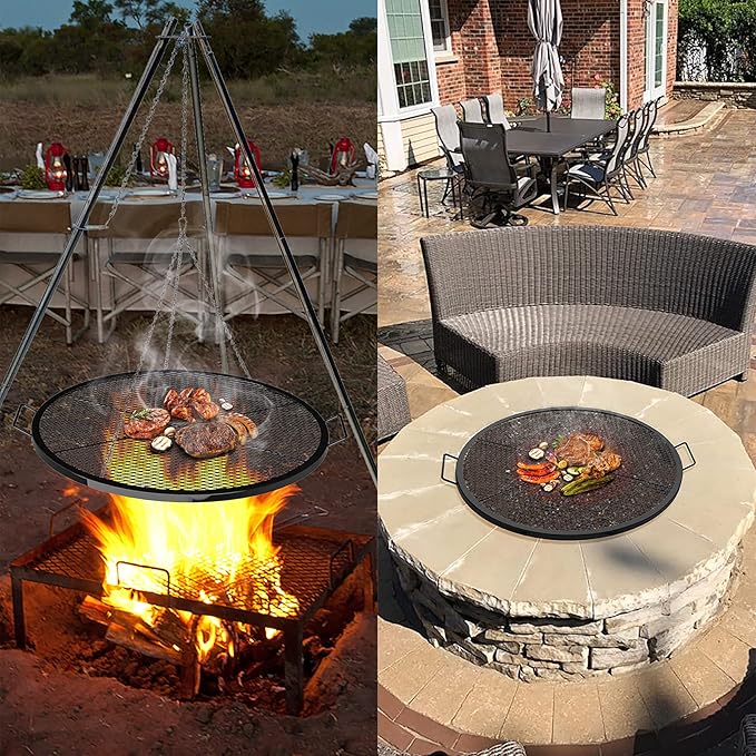 Stanbroil Heavy Duty X-Marks Fire Pit Cooking Grill Grates - Image 5