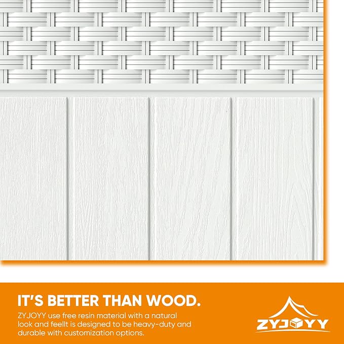 ZYJOYY 33 Gallon Resin Deck Box, Weatherproof Outdoor Storage Box - Image 6
