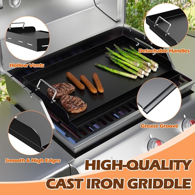 Universal Nonstick Cast Iron Griddle - Image 4