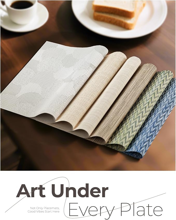 Leetaltree Light Brown Placemats Set of 8 - Image 7