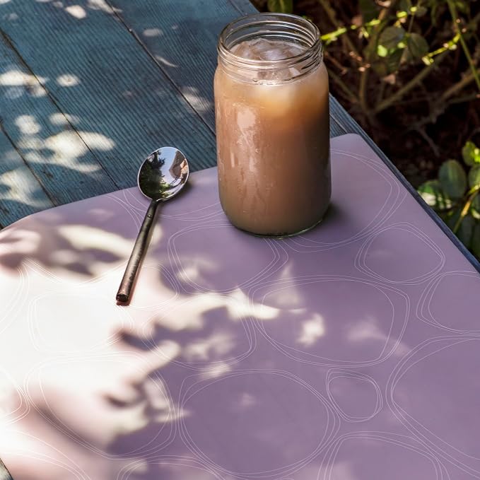 modern-twist 14 x 16 Silicone Placemat, PVC-Free Table Mat, Dishwasher Safe - Image 3