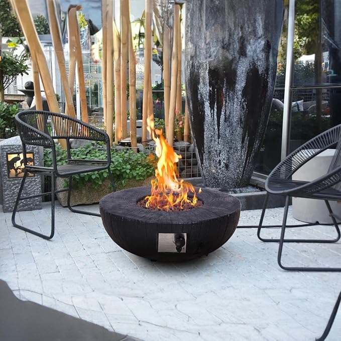 Afterglow TerraFab 28" Round 30, 000 Btu Propane Fire Bowl Fire Pit - Image 2