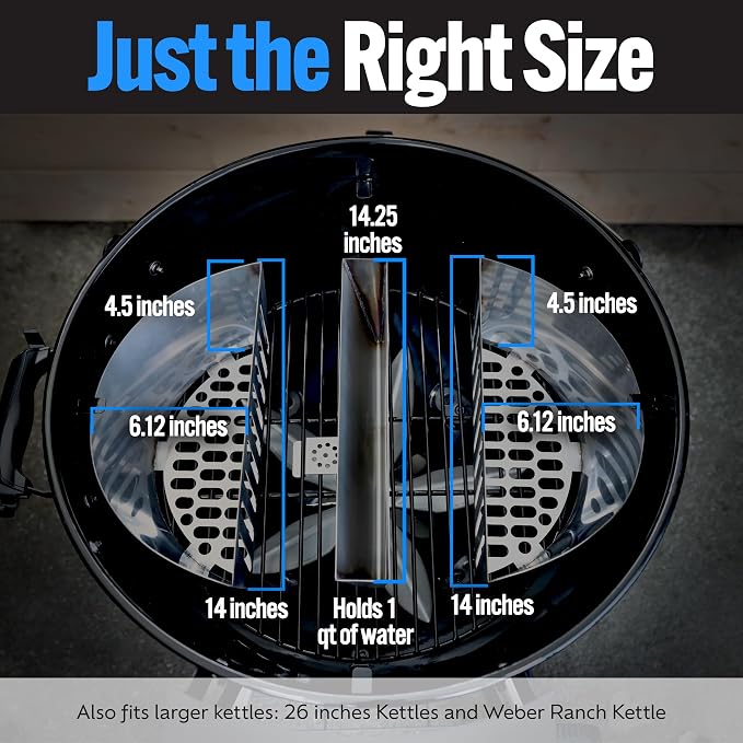 SnS Grills Slow ‘N Sear Charcoal Fire Baskets - Image 2