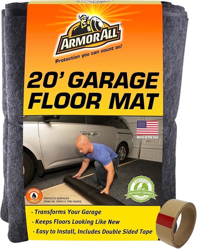 Armor All Original Garage Floor Mat, Protects Surfaces, Transforms Garage - Image 8