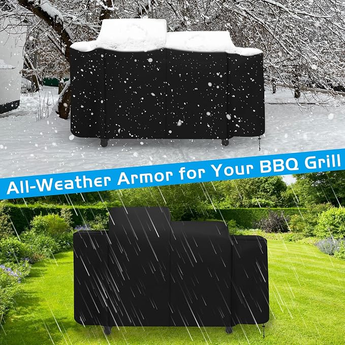 Grill Cover for Pit Boss Charleston 1020 Pellet Grill Gas Griddle Combo - Image 7