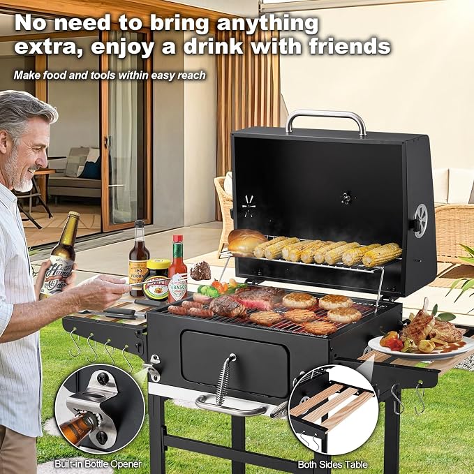 MELLCOM Small Charcoal Grill - Image 7