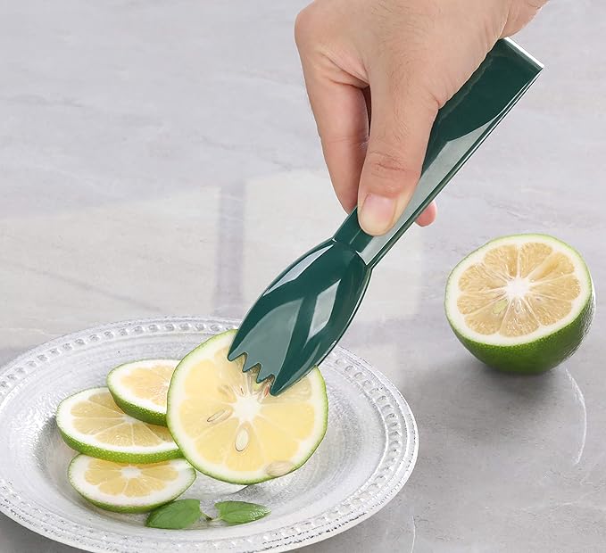 Plastic Serving Tongs, Food Safe Polycarbonate, Green