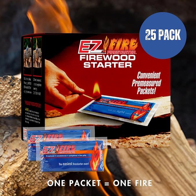 – All-Natural Fire Starters for Campfires, Fire Pits, BBQs & Fireplaces – Long - Image 2