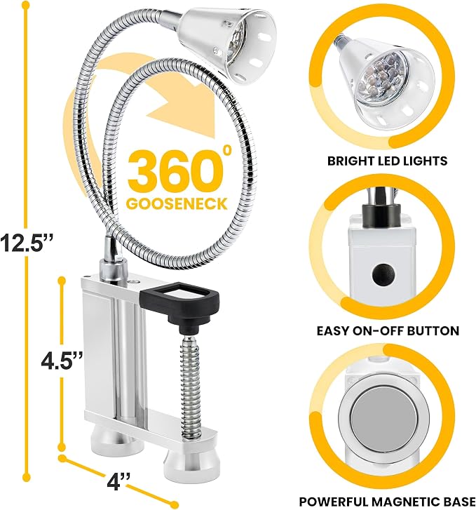 BBQ Grill Lights Magnetic Base Super-Bright LED Lights-360 Degree Flexible - Image 4