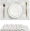 Leetaltree White Placemats Set of 8 by Leetaltree-ArtatEveryTable