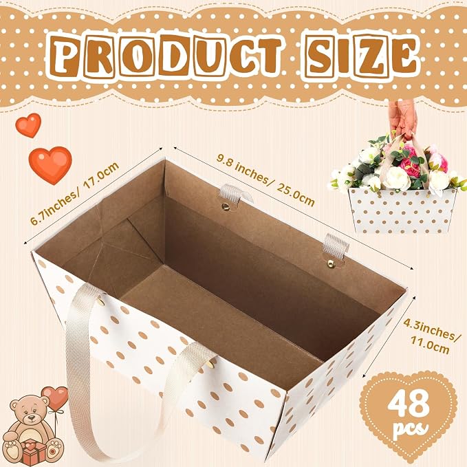 Pinkunn 48 Pcs Christmas Basket - Image 2