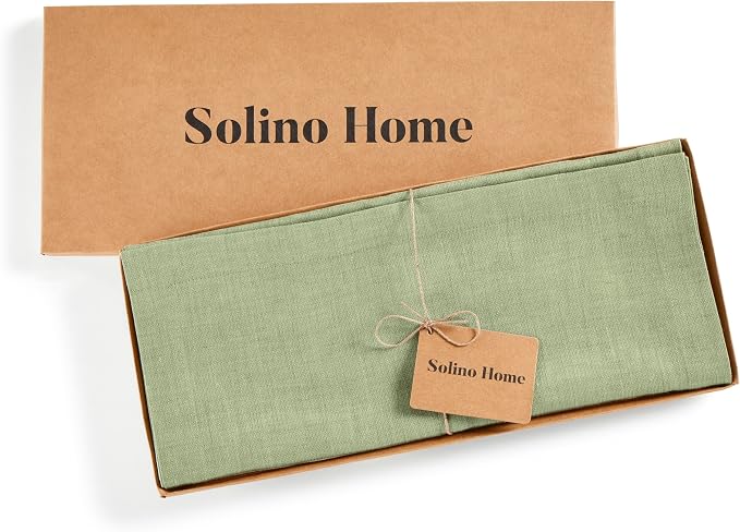 Solino Home Linen Table Runner 72 Inches Long - Image 5