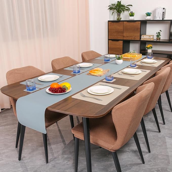 Myir JUN Table Runner Double Sided Vinyl Runner Table 72 Inch Long Runner - Image 6