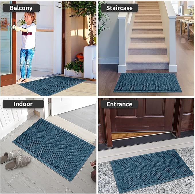 Yimobra Extra Large Door Mat 36x24, All-Season Waterproof Outdoor Mats - Image 8
