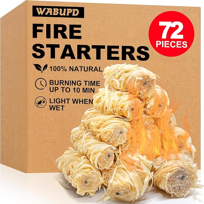 72 Pcs Fire Starter by WABUPD