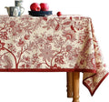 ISAENNE Designer French Linen Tablecloth Rectangular, Durable Home Decor by Isaennehomedecoration