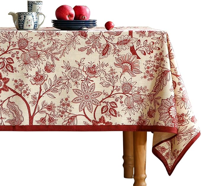 ISAENNE Designer French Linen Table Cloth by Isaennehomedecoration