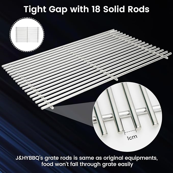 J&HYBBQ 19.5" Stainless Steel Grill Grates Replacement - Image 4