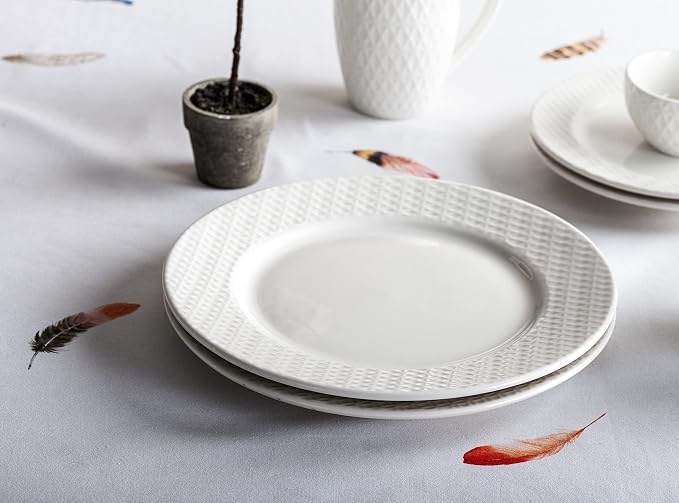 Maison d' Hermine Table Cloth Square Table 100% Cotton 54 x 54 Inches - Image 8