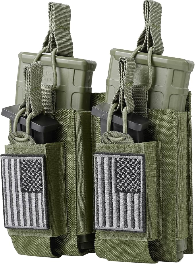 Open-Top Single/Double/Triple Molle Mag Pouch by FRTKK