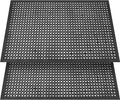 Anti Fatigue Rubber Floor Mat 2 Pack Restaurant Kitchen Mats by YOSHIKO