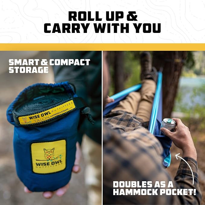 Wise Owl Outfitters Camping Hammocks Duo - Image 5