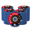 EZARC High Density Flap Discs 40 Grit, 4 1/2 x 7/8-Inch Flap Sanding Disc by EZARCTools