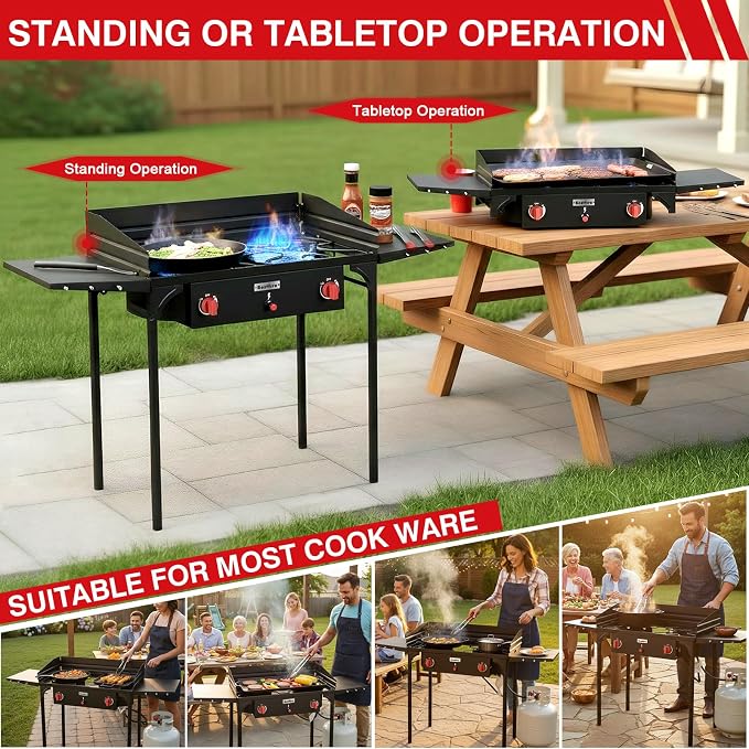Bestfire 2 Burner Camping Stove - Image 7