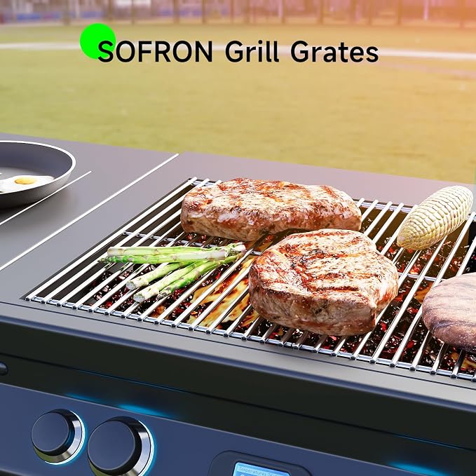 Grill Grate Replacement Parts for Weber Genesis II E-410, 66089 66097, - Image 3