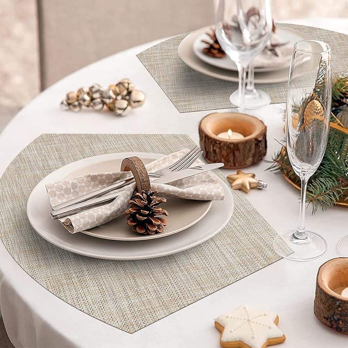 SHACOS Large Size Wedge Shape Placemats - Image 7