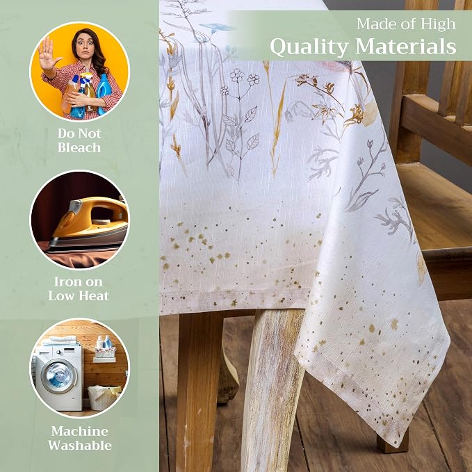 Maison d' Hermine Table Cloth Square Table 100% Cotton 60 x 60 Inches - Image 3