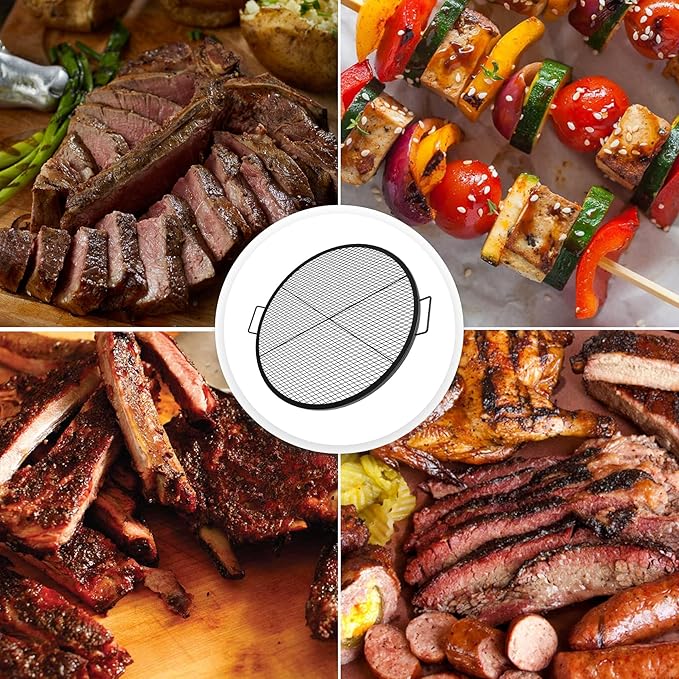 Stanbroil Heavy Duty X-Marks Fire Pit Cooking Grill Grates - Image 7