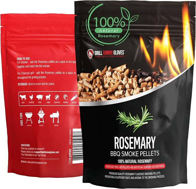 Grill Armor 100% All-Natural Rosemary Pellets by GrillArmorGloves
