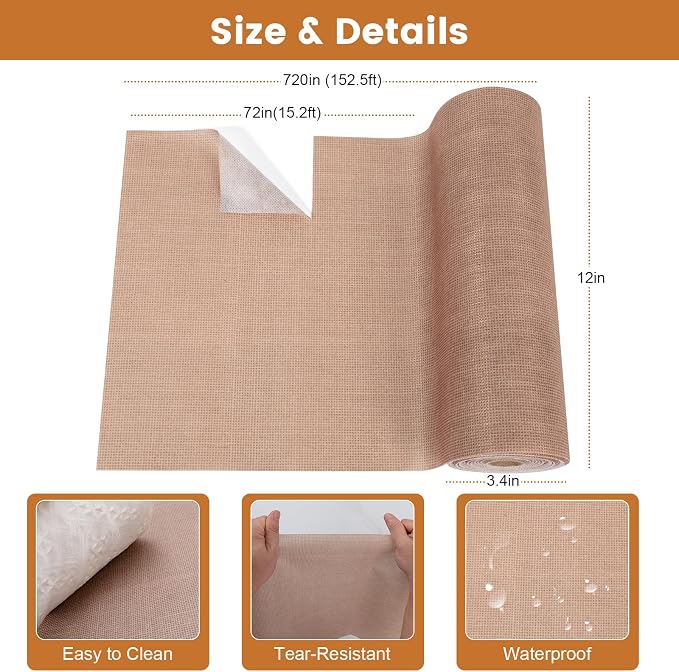 20 Pieces Boho Disposable Table Runners Roll 12x72 Inch, Non-Woven Waterproof - Image 2