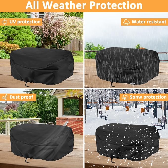 7197 Grill Cover for Weber Lumin Electric Grill, Lumin Compact Grill Waterproof - Image 7