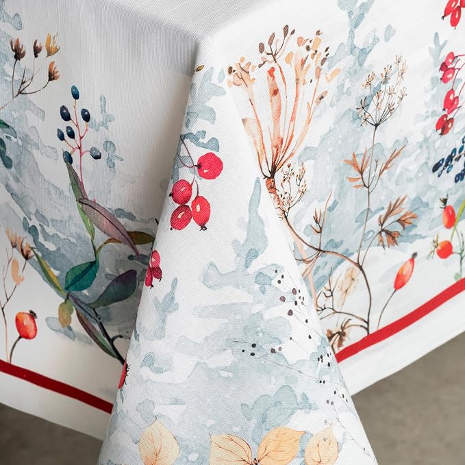 Maison d' Hermine Table Cloth Rectangle Table 100% Cotton 60 x 90 Inches Fall - Image 9