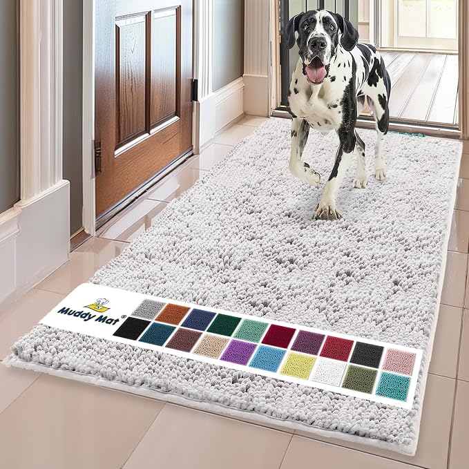 Muddy Mat® | Super Absorbent Door Mat Indoor, Microfiber Quick Dry Chenille by MuddyMat%C2%AE