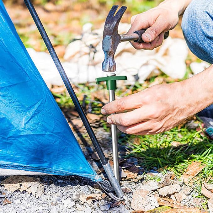 Eurmax USA Galvanized Non-Rust Camping Family Tent Pop Up Tent Stakes Ice Tools - Image 6