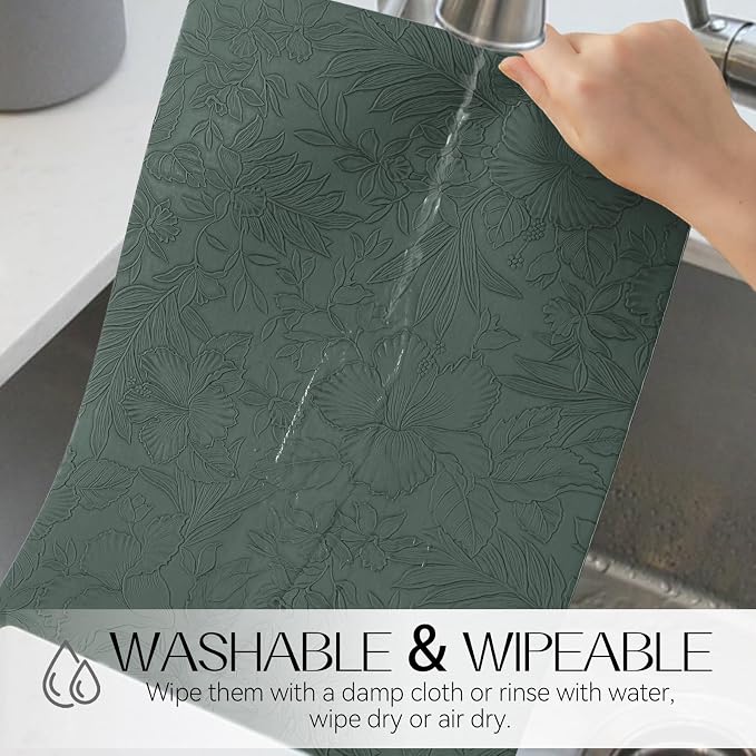 Romanstile Vinyl Placemats Set of 8-12 X 18 Inch - Image 5