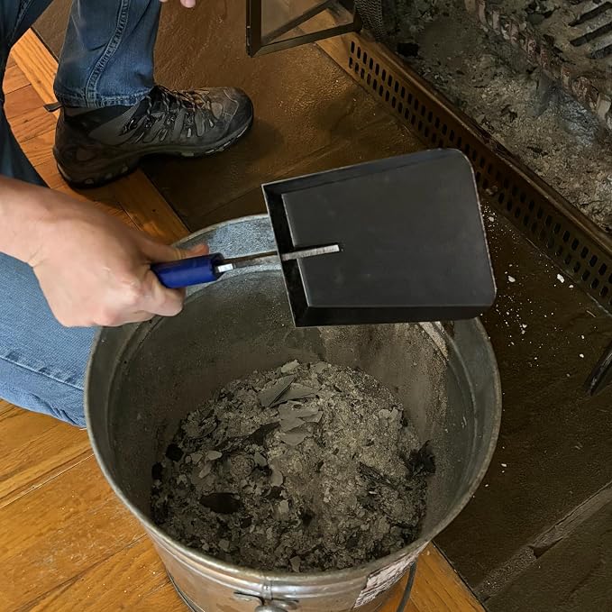 15in Fireplace Ash Shovel for Fire Pit & Indoor Fireplace - Image 6